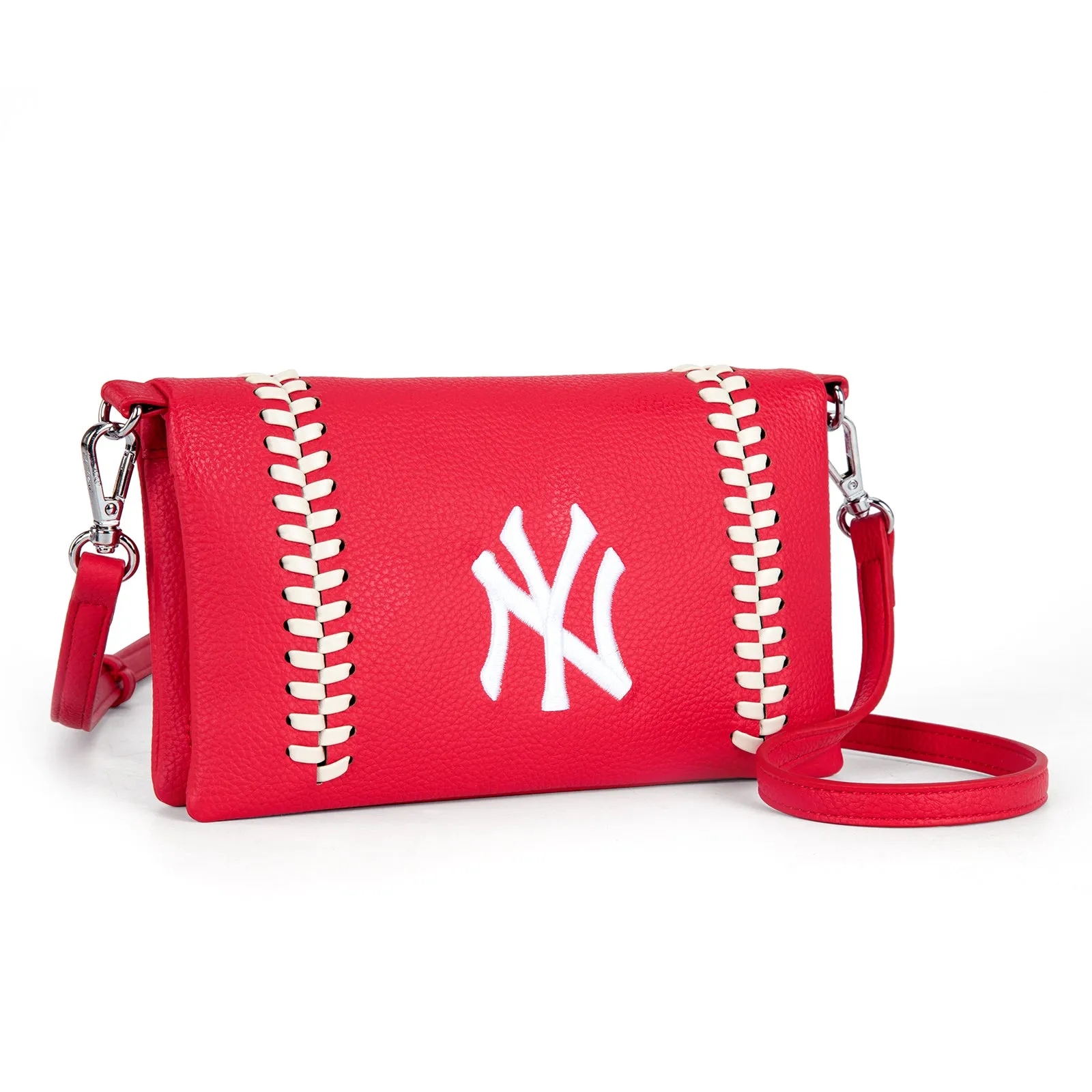 MLB-NY106 MLB New York Yankees Team Bi-Fold Clutch/Crossbody