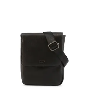 Modern Men's Metallic Fastening Crossbody Bag