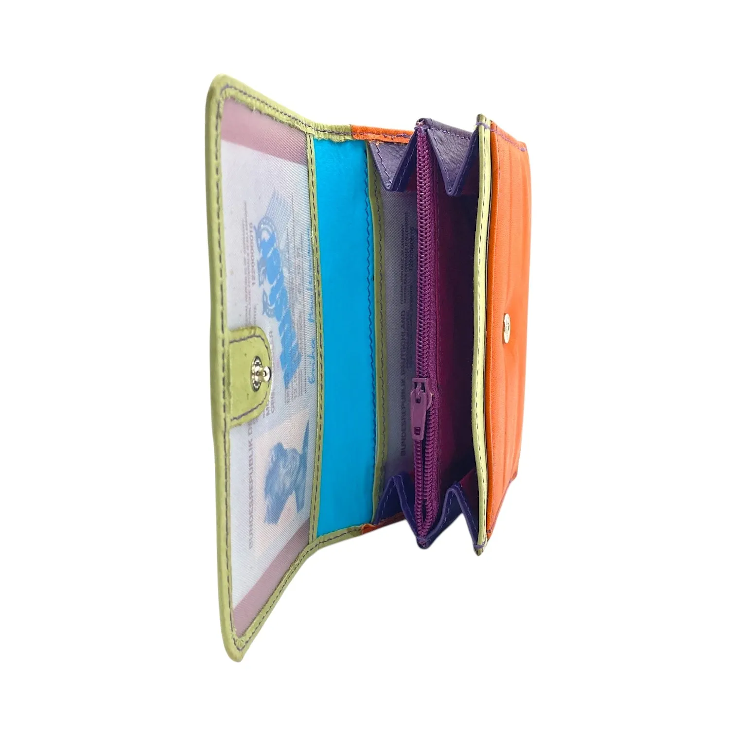 Multi Color Ladies Wallet, Cards & Coins Wallet # 549