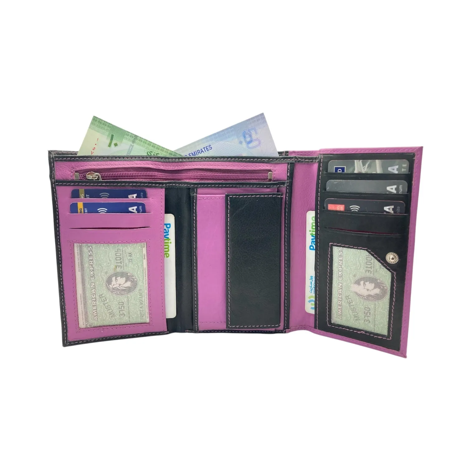 Multi Color Ladies Wallet, Cards & Coins Wallet # 774