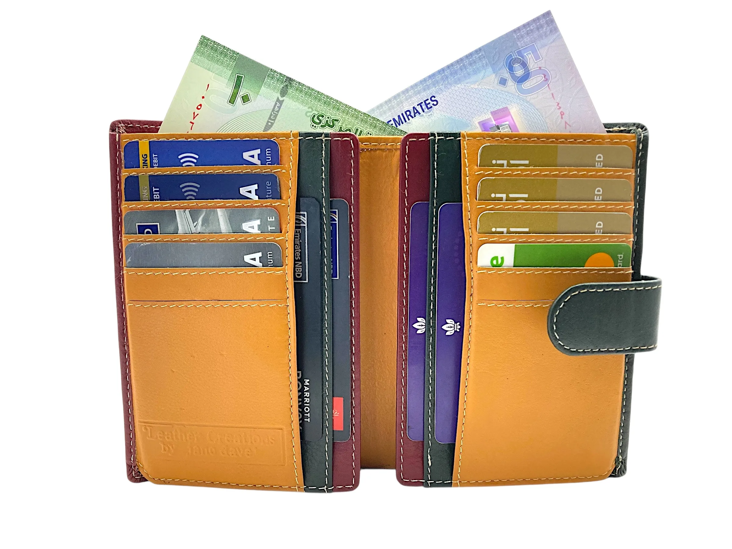 Multi Color Thin Multiple Cards Space Ladies Wallet, Bifold Wallet With Coin Pocket # JD4140