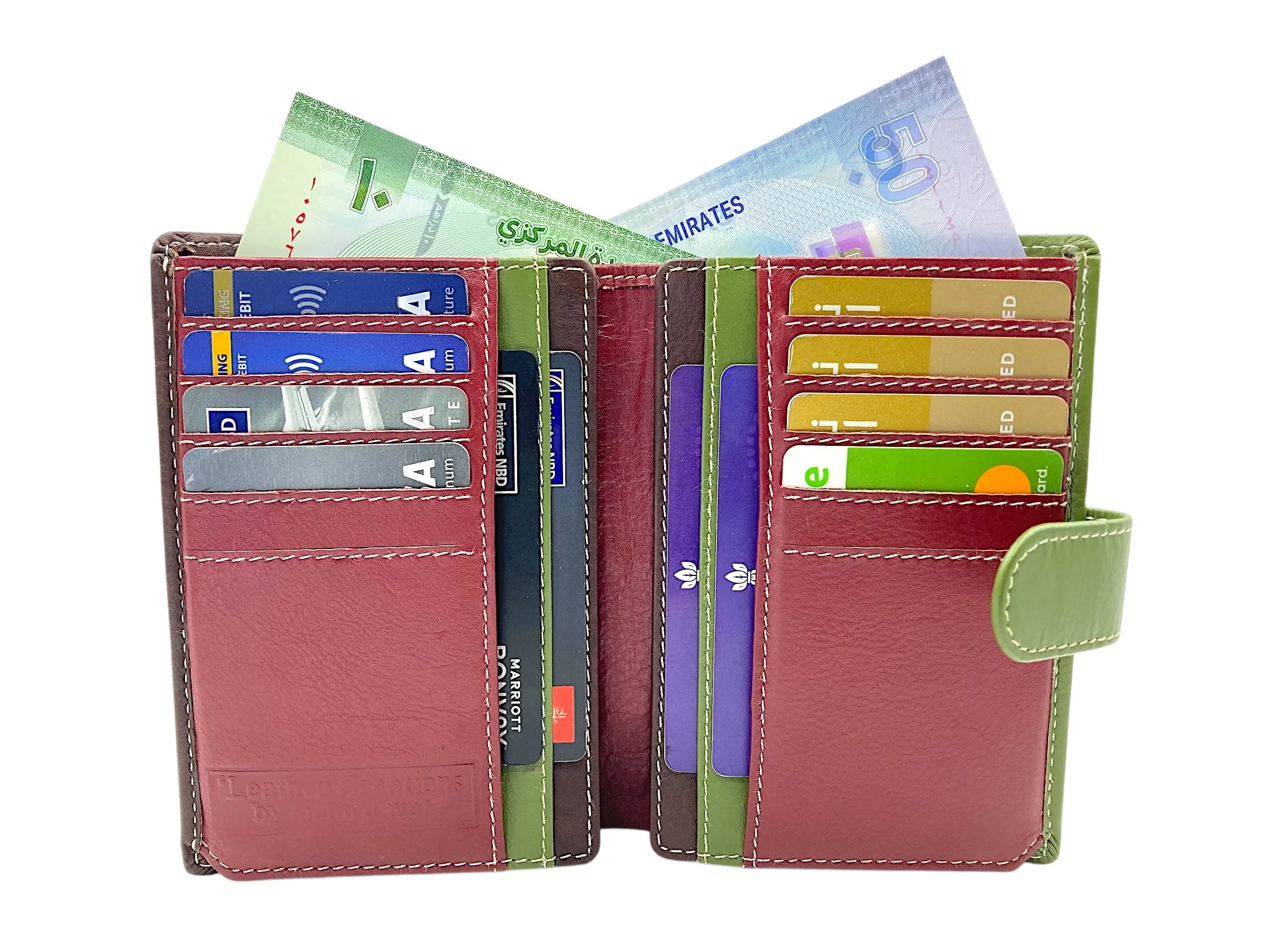 Multi Color Thin Multiple Cards Space Ladies Wallet, Bifold Wallet With Coin Pocket # JD4140