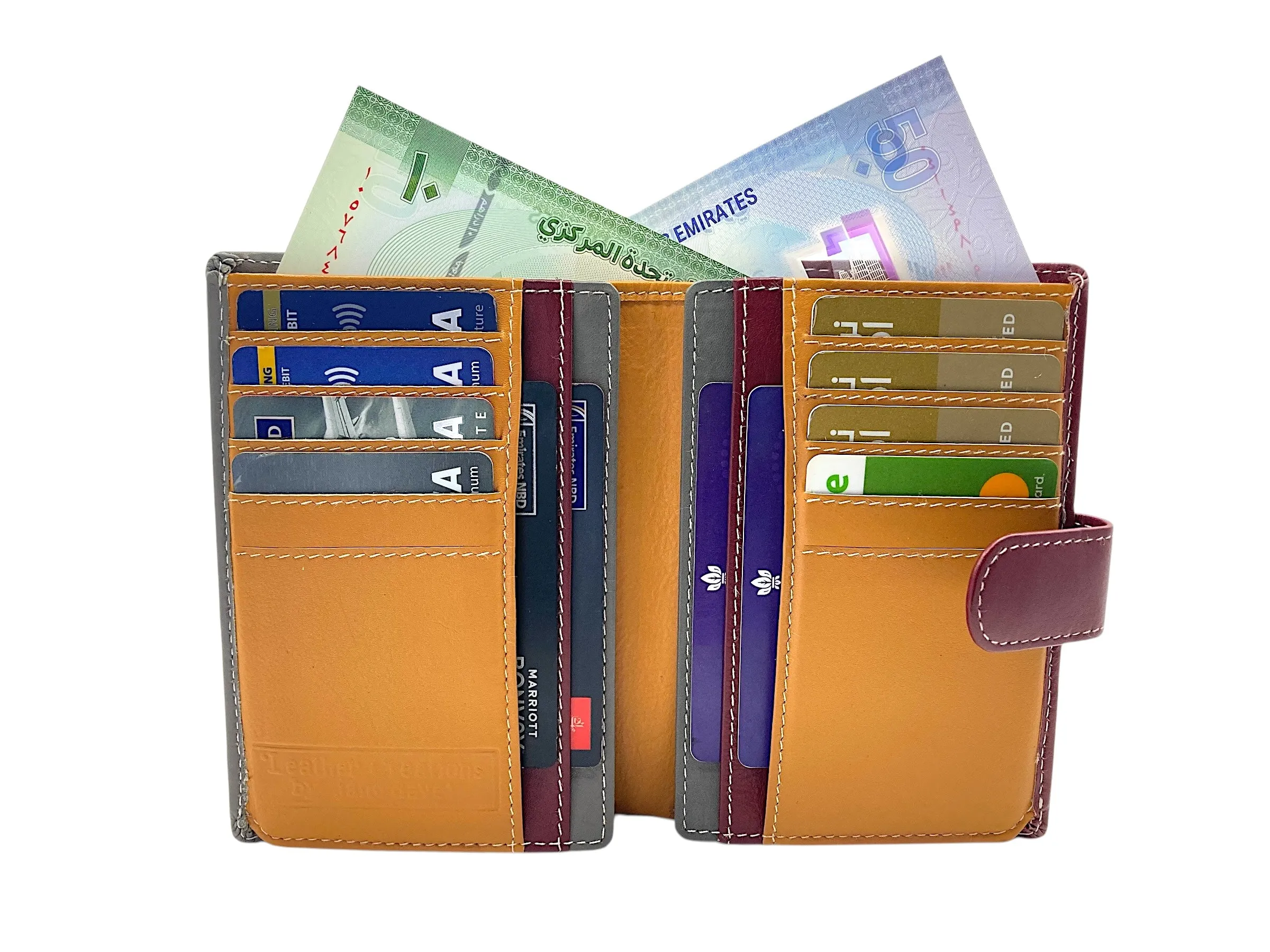 Multi Color Thin Multiple Cards Space Ladies Wallet, Bifold Wallet With Coin Pocket # JD4140