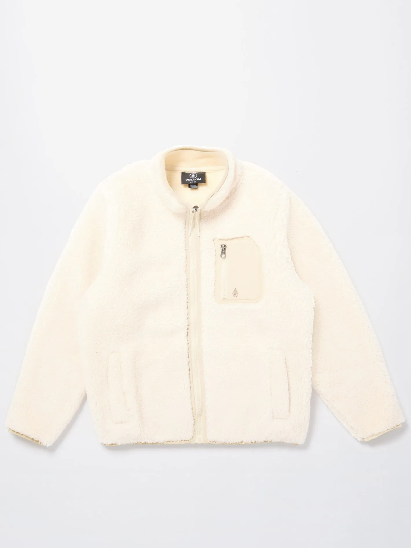 Muzzer Fuzzar Zip Sherpa Sweatshirt - DIRTY WHITE - (KIDS)
