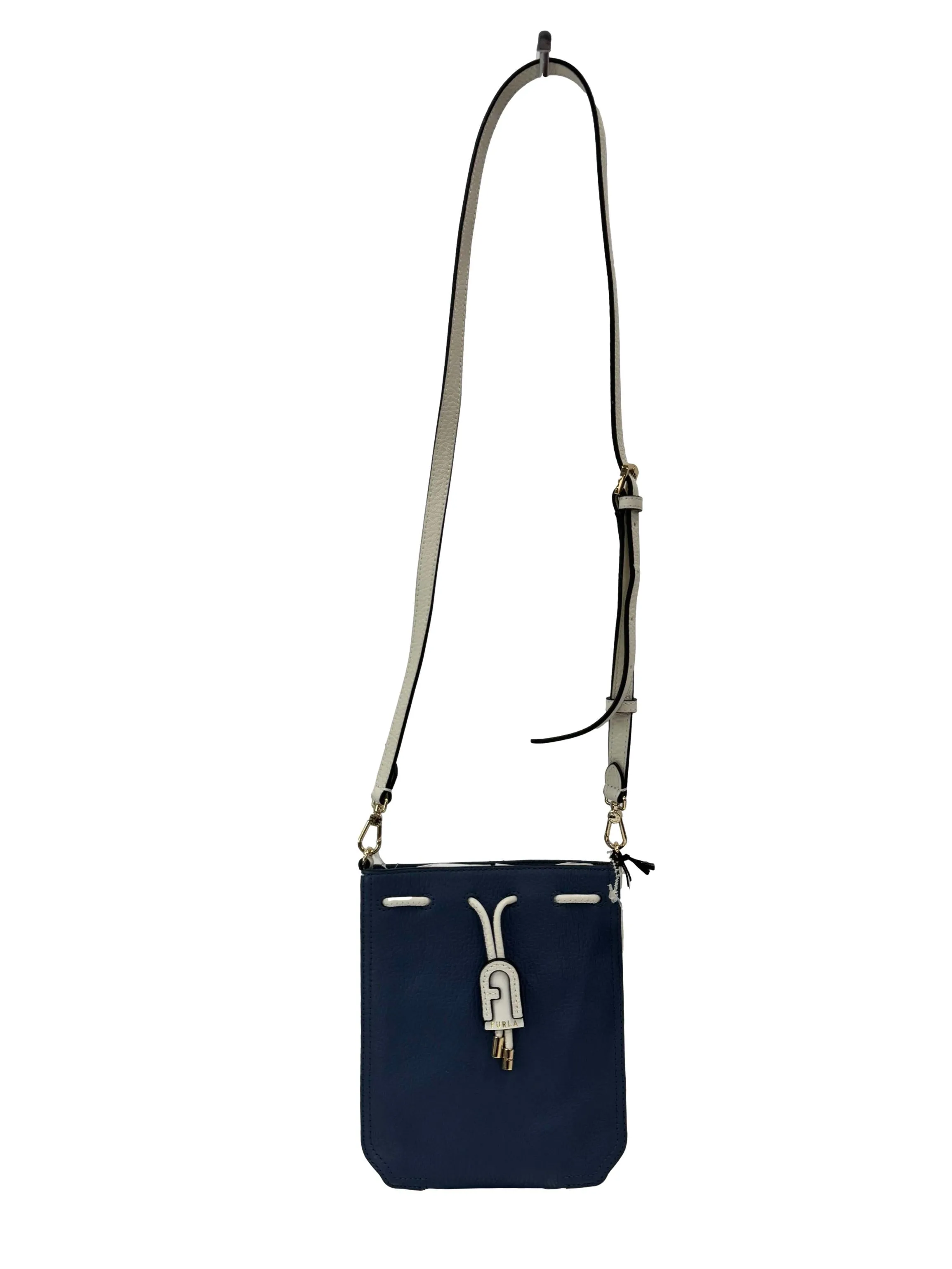 Navy & White Crossbody Bag