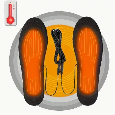 NEW USB Heated Insoles, Electric Foot Warmer, Sock Warmer For Winter Outdoor Sports, Heated Insole For Winter Warmth