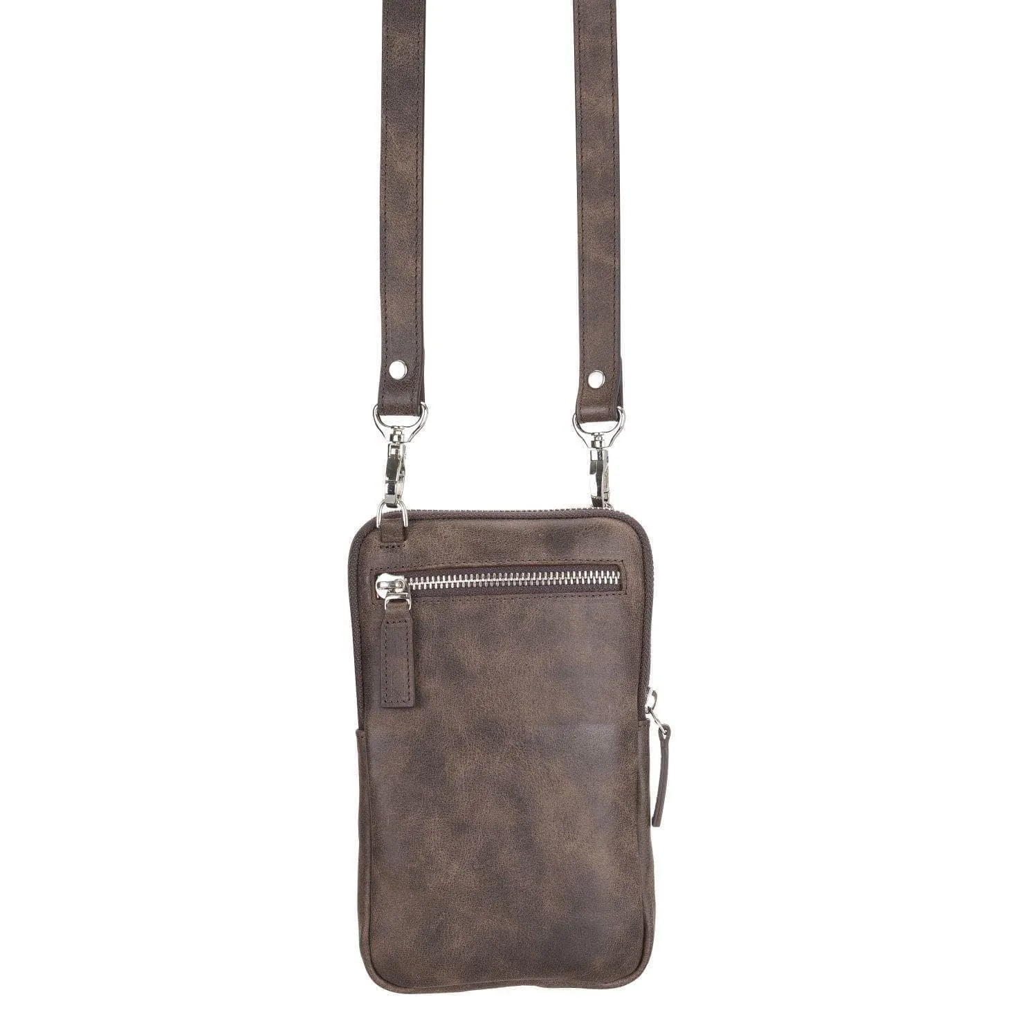 Nino Leather Crossbody Bag - Universal Wallet Case for Phones