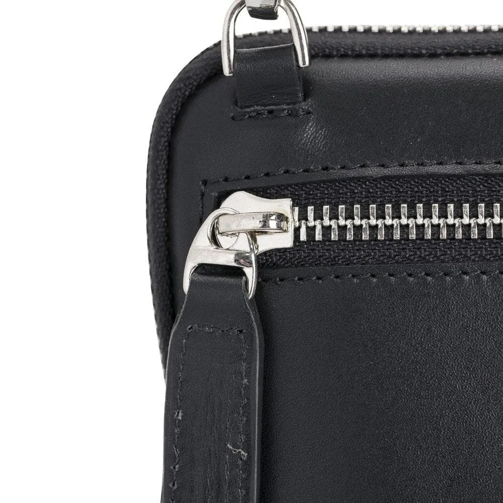 Nino Leather Crossbody Bag - Universal Wallet Case for Phones