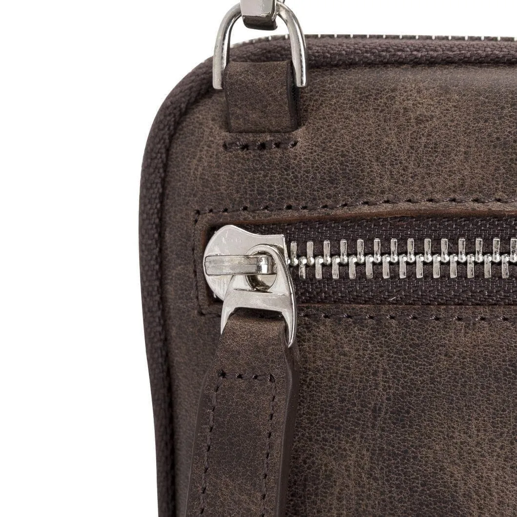 Nino Leather Crossbody Bag - Universal Wallet Case for Phones