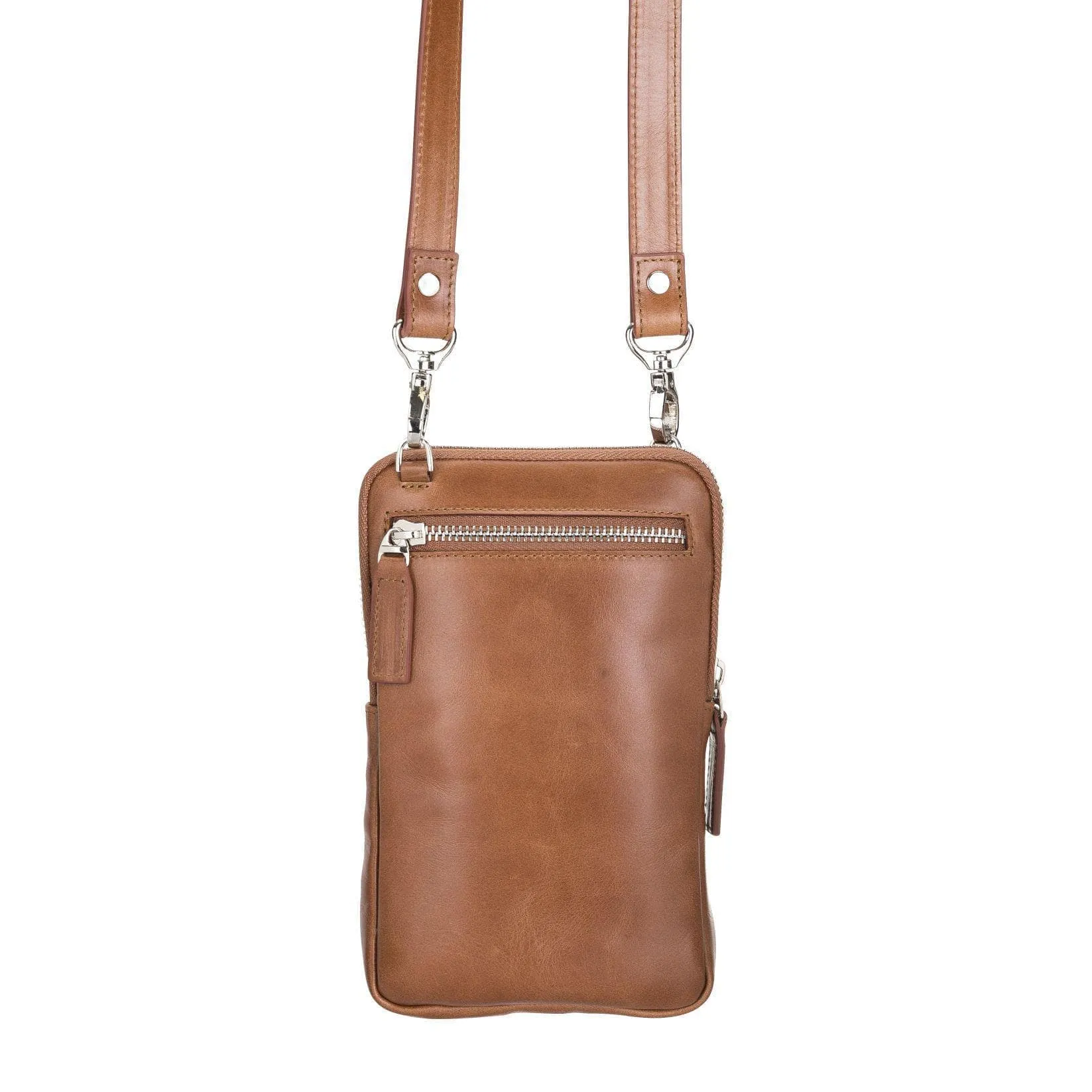 Nino Leather Crossbody Bag - Universal Wallet Case for Phones