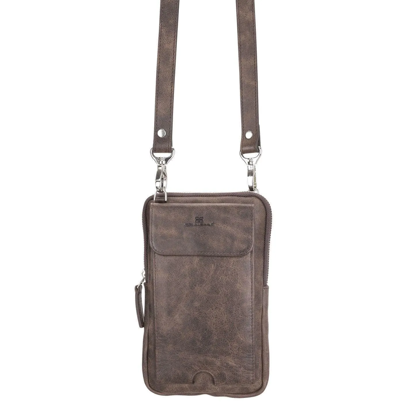 Nino Leather Crossbody Bag - Universal Wallet Case for Phones