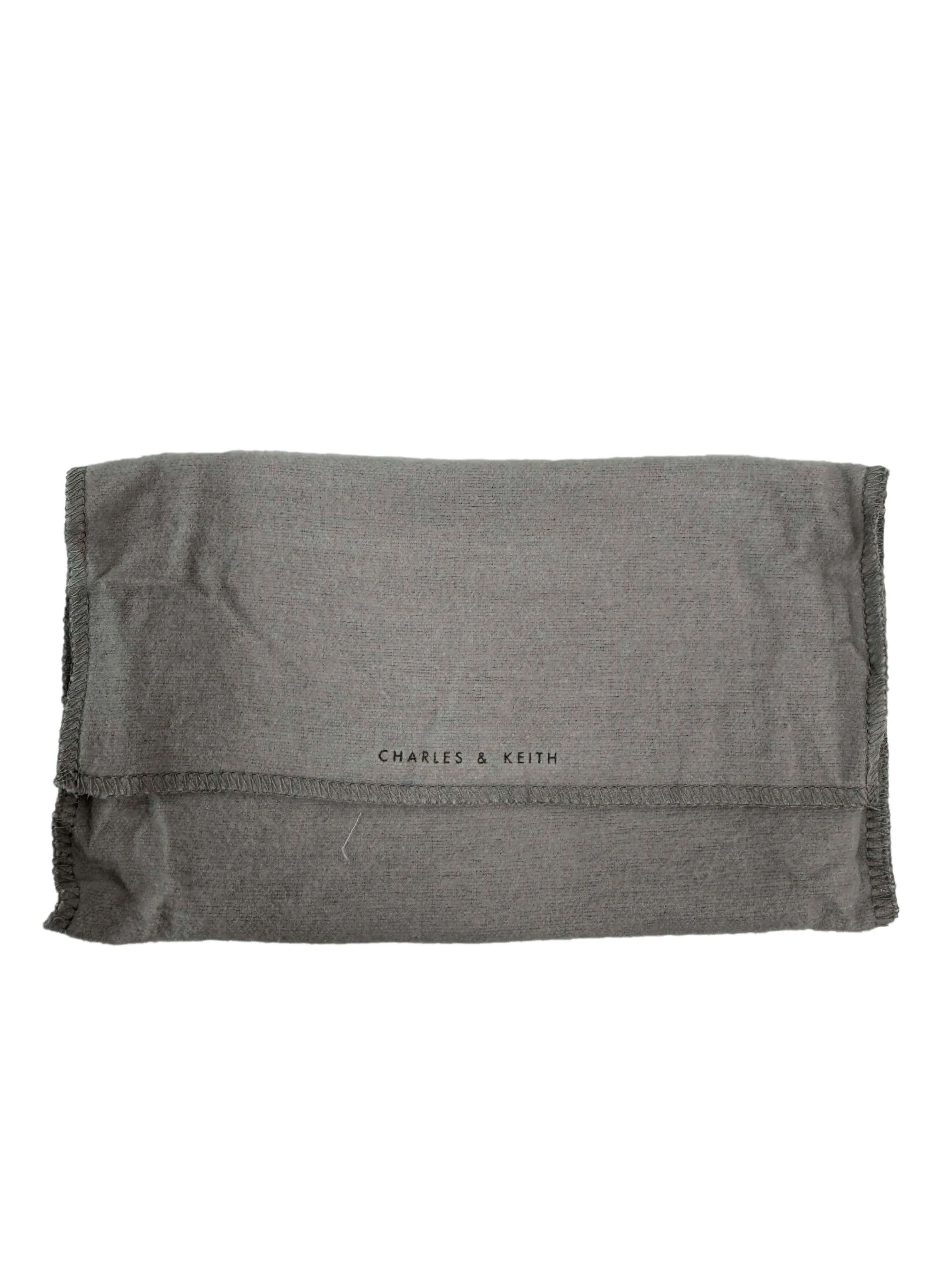 Olive Stitch Trim Envelope Wallet