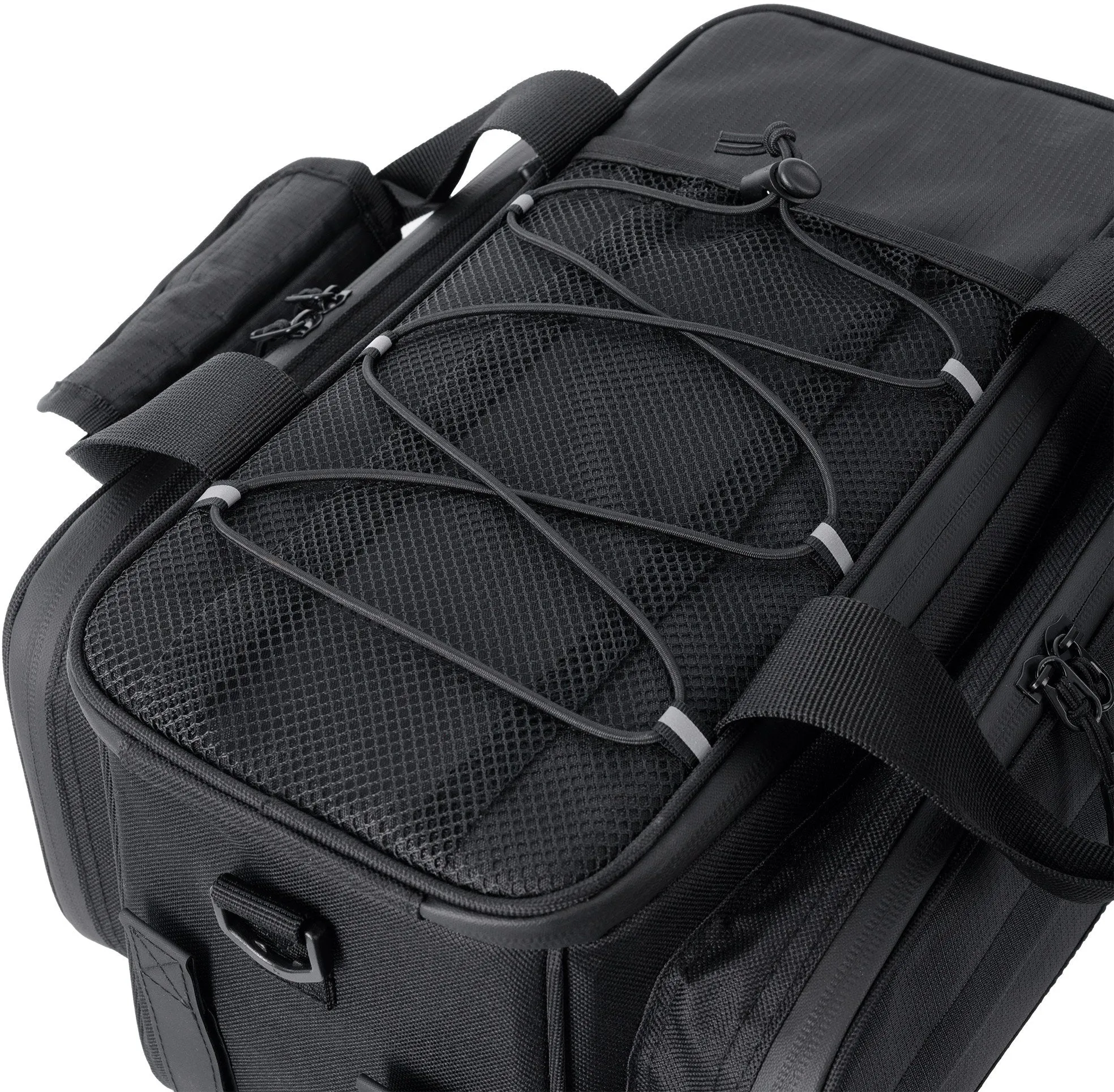 Oxford T18 Rack Top Bag With 18L Pannier Bag - Black