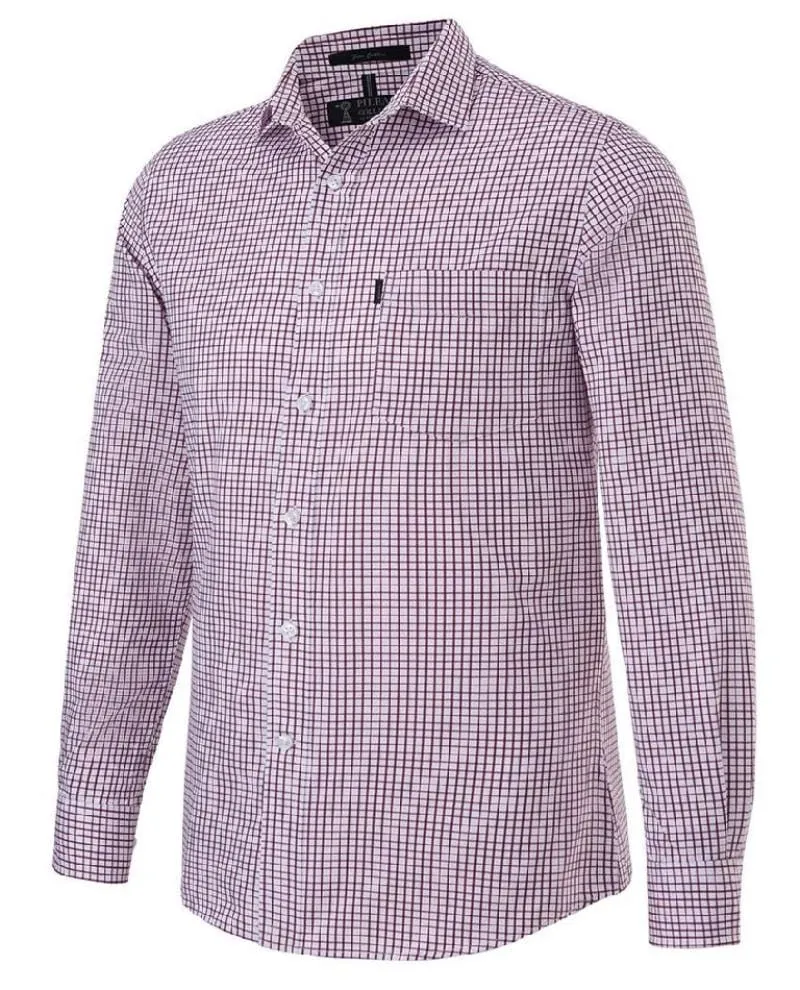 Pilbara Shirt Mens Single Pocket Check