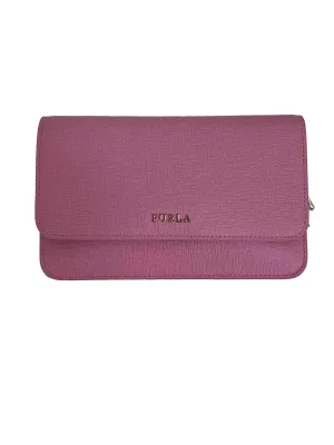 Pink Leather Crossbody Bag