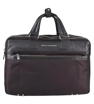 Piquadro Link Men's Dark Brown Laptop Briefcase