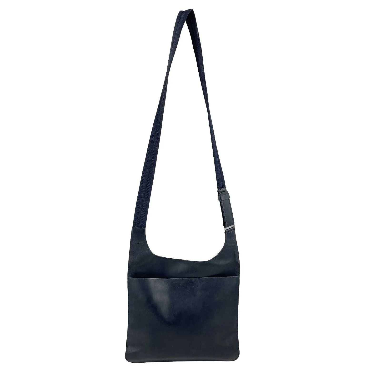 Prada - Vitello Sport Messenger Shoulder Bag - Baltico (Navy) Crossbody Bag