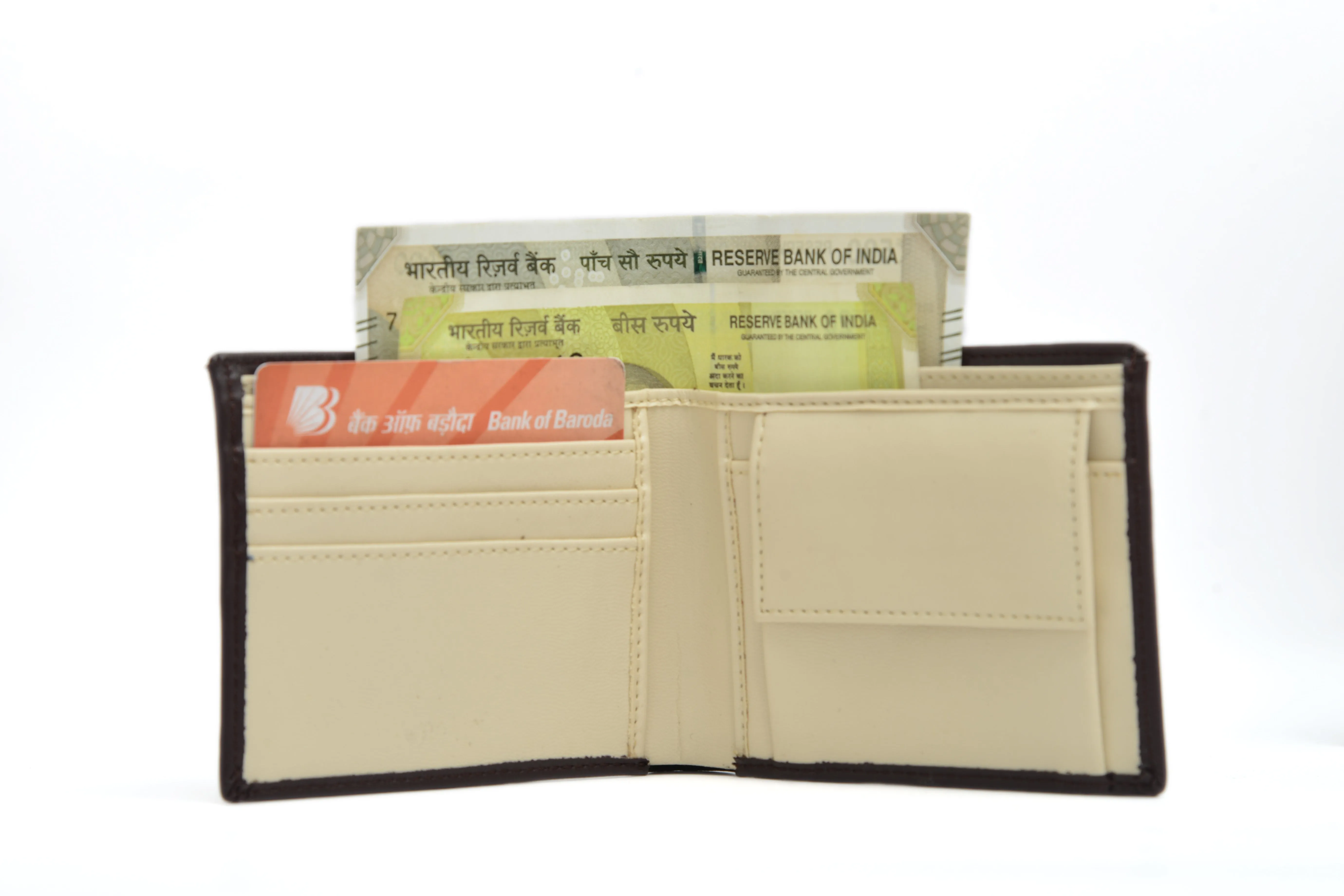 Premium Personalized Men's Wallet - Brown