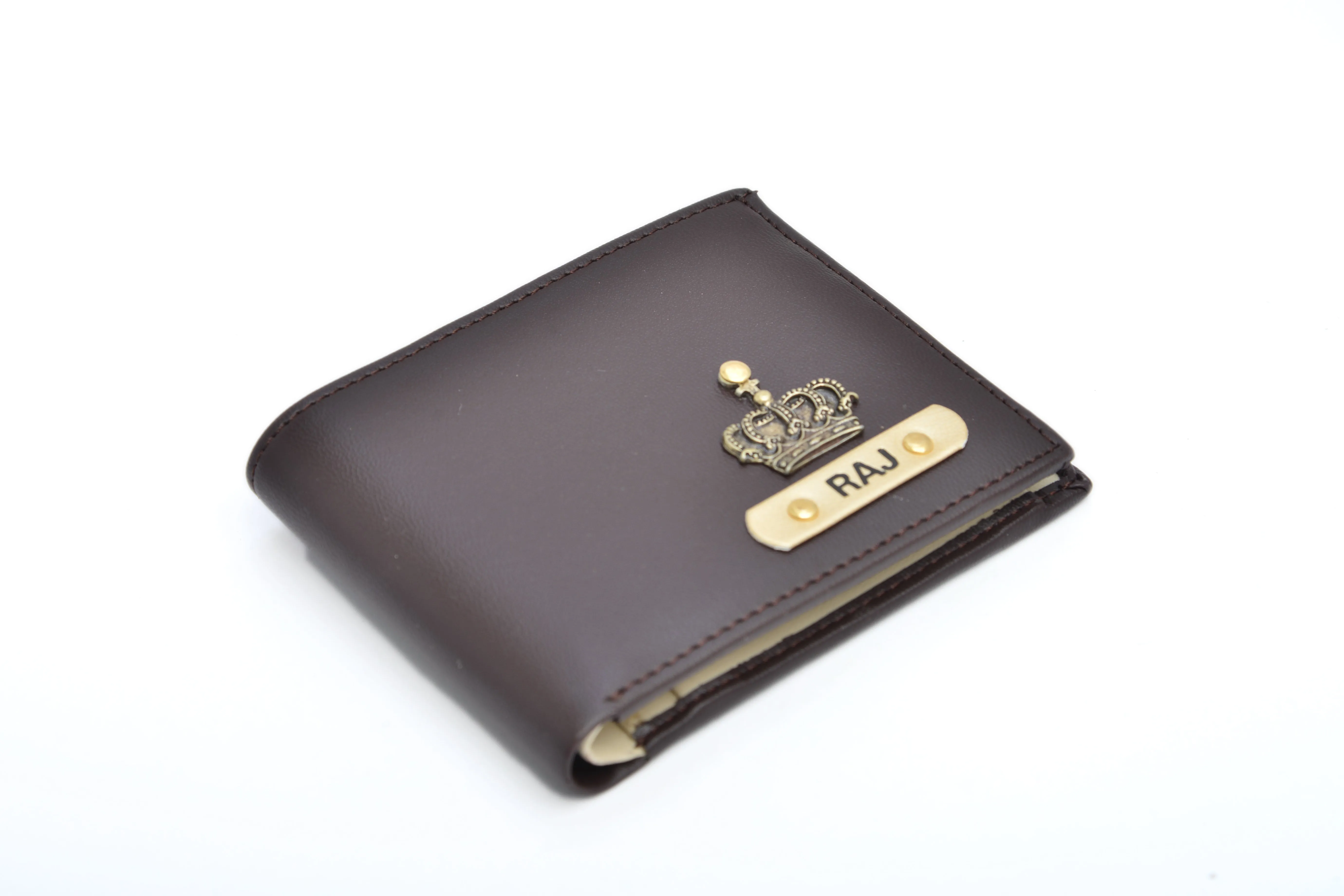 Premium Personalized Men's Wallet - Brown