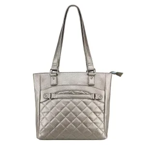 Quilted CCW Tote Gray