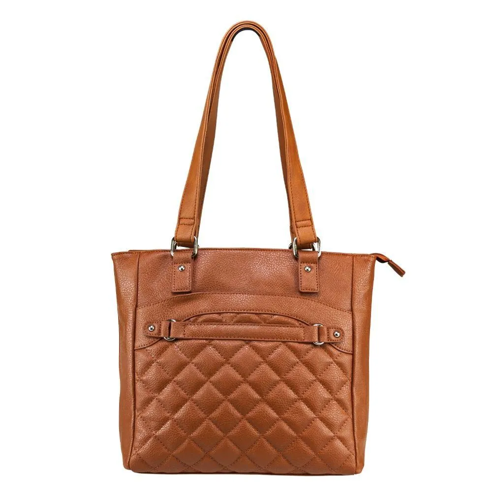 Quilted CCW Tote Gray
