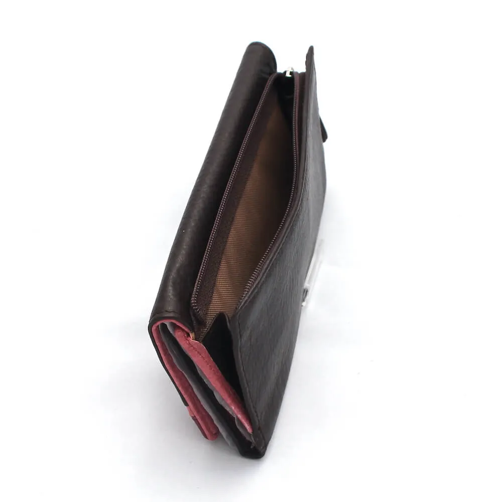 RFID Women's Leather Card Case Wallet