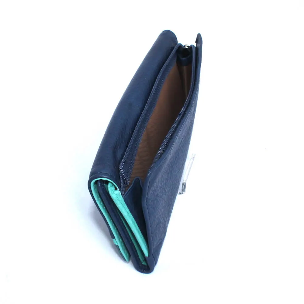 RFID Women's Leather Card Case Wallet
