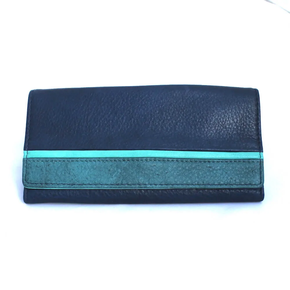 RFID Women's Leather Card Case Wallet