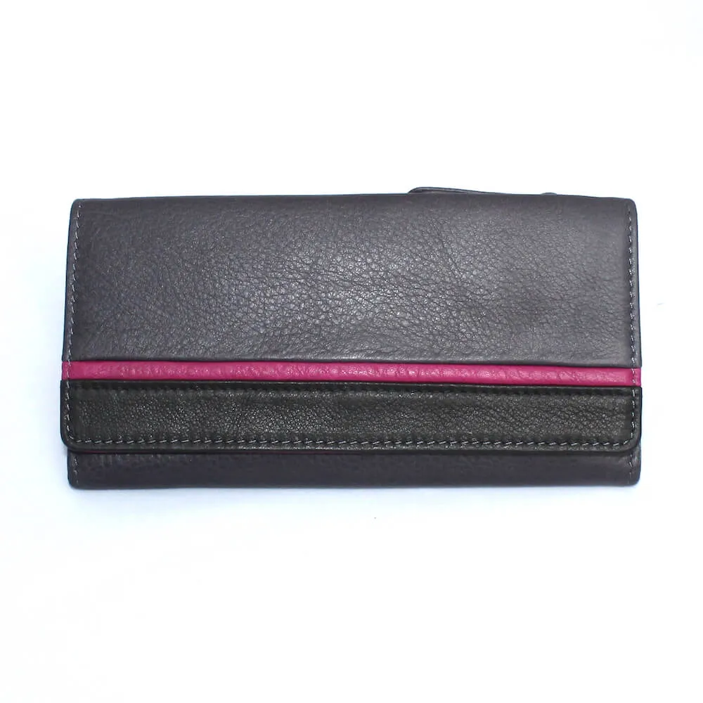 RFID Women's Leather Card Case Wallet