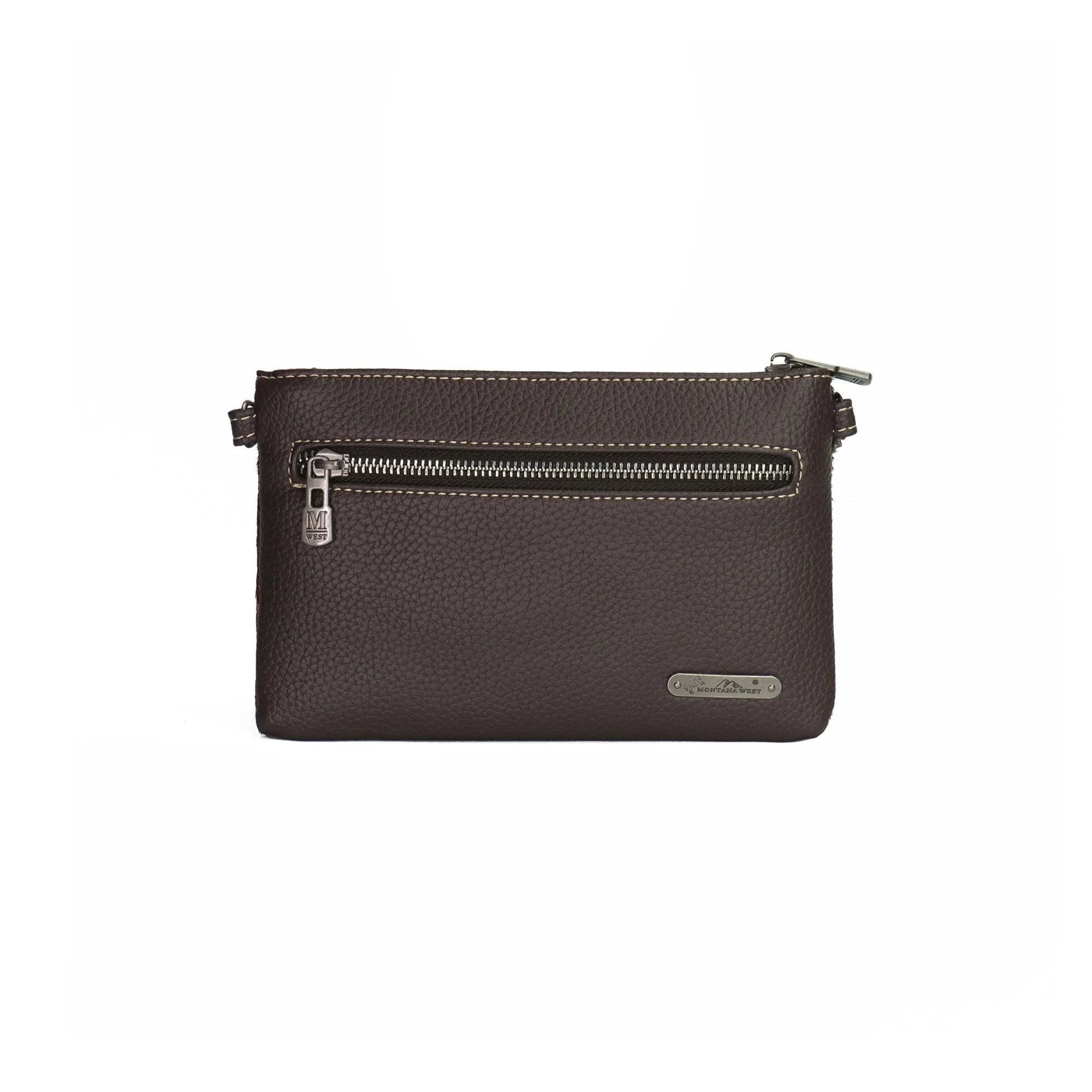 RLH-001 Montana West Hair-On Cowhide Leather Clutch/Crossbody