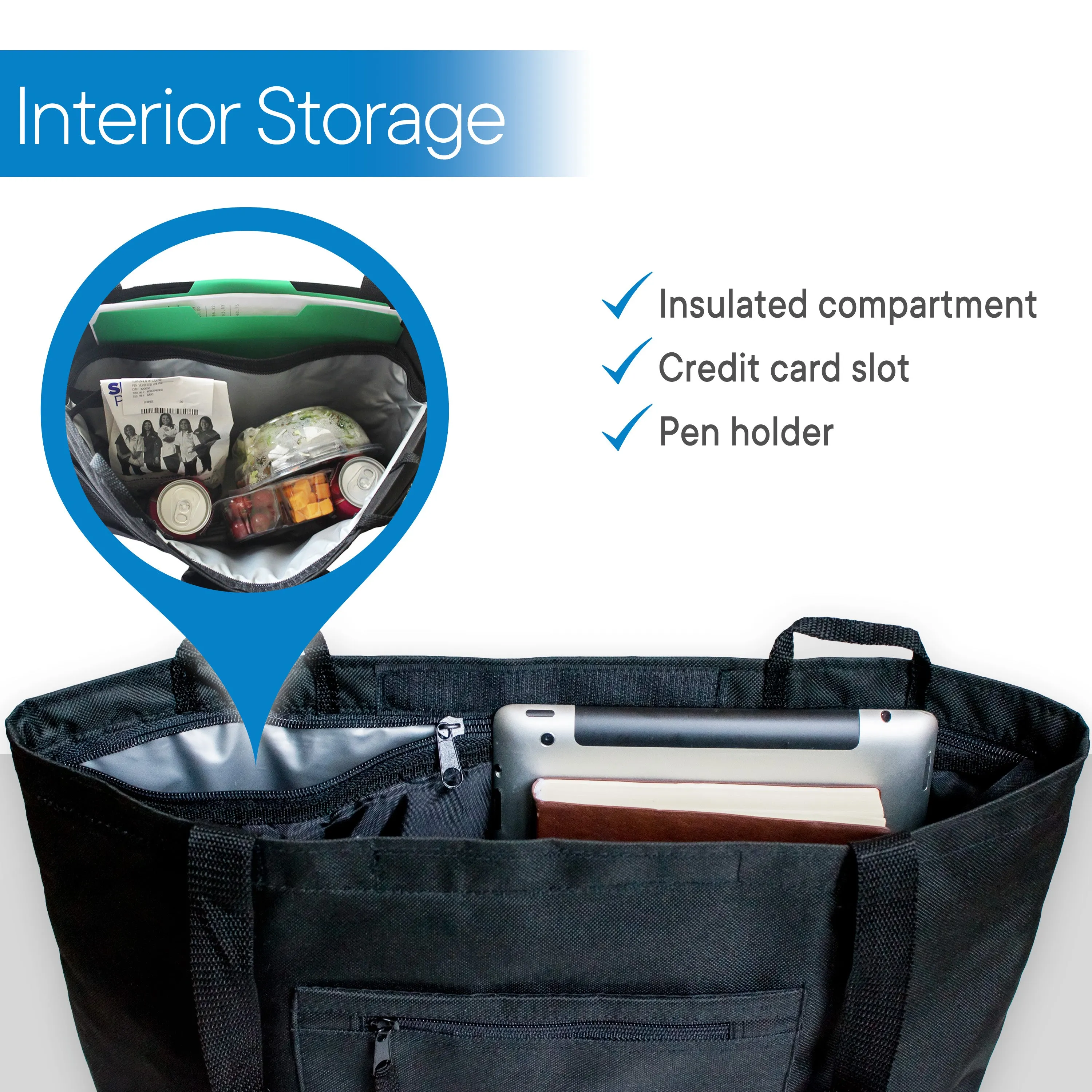 RMS - Black Walker Bag with Soft Cooler