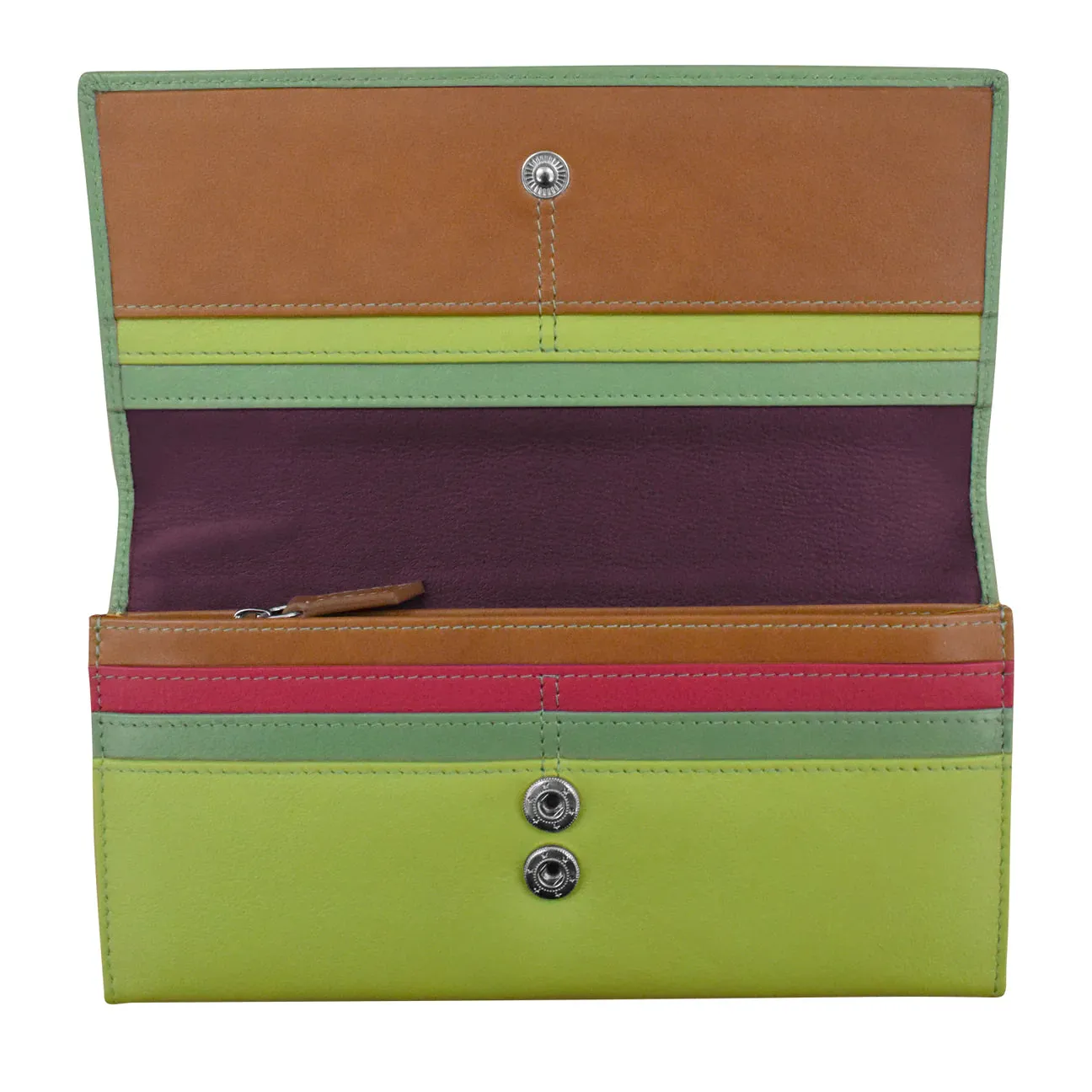 Rosemary Wallet in Sage Multi