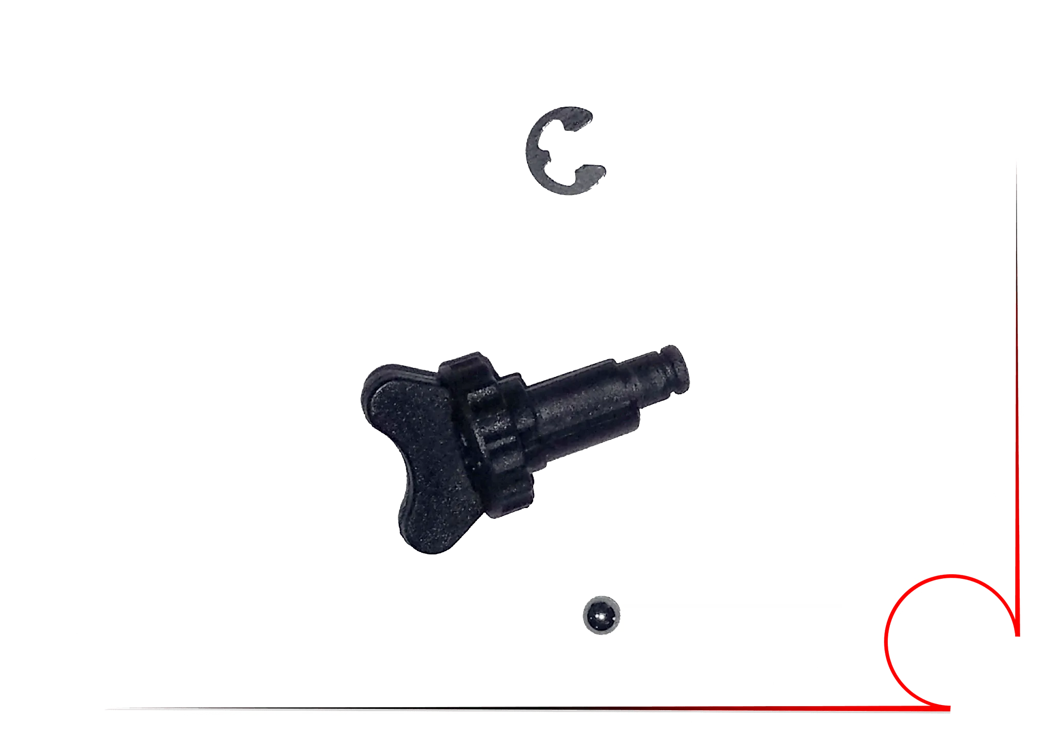 Scope Base Elevation Adjustment Knob Kit