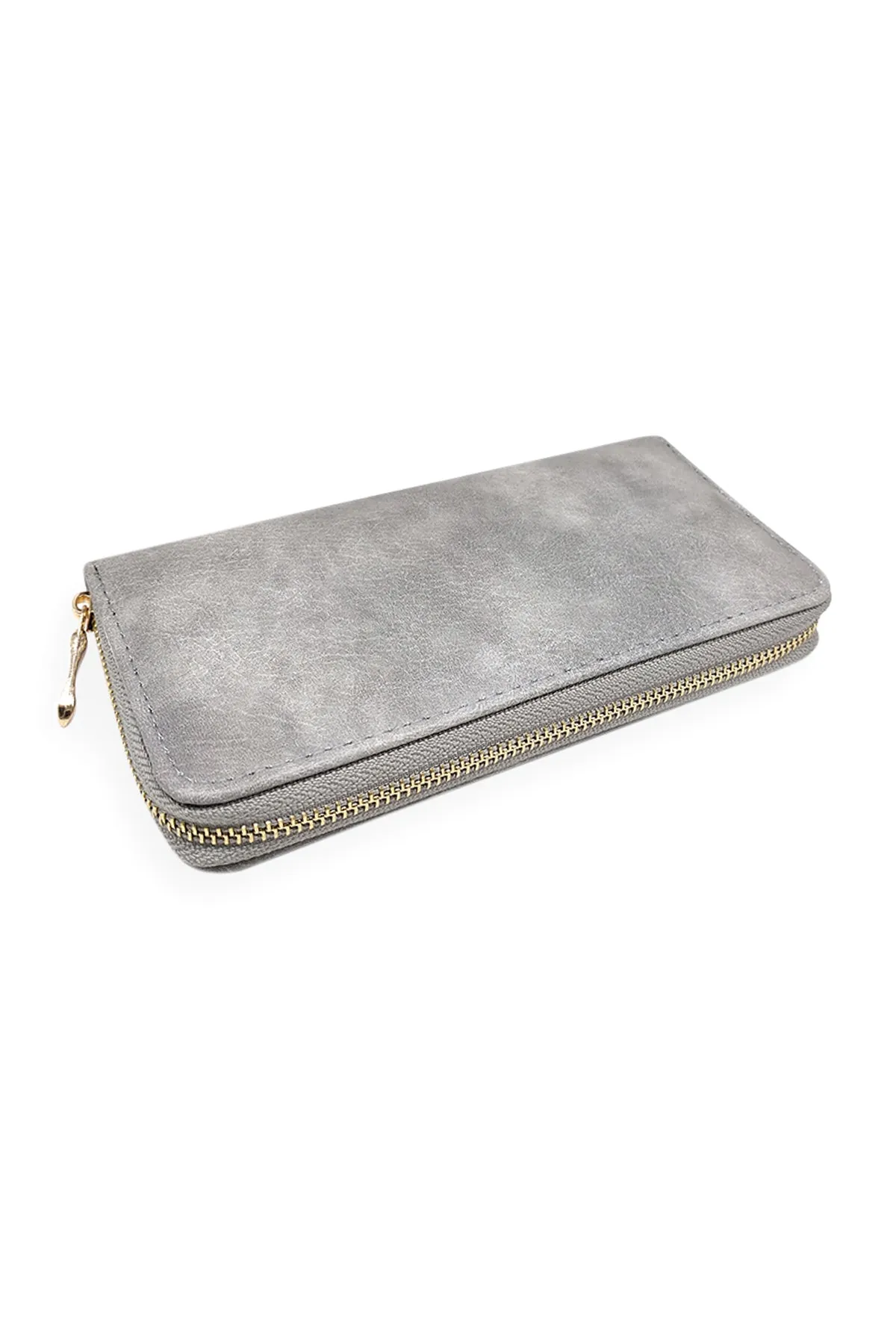 SMOKE PRINT ZIPPER WALLET