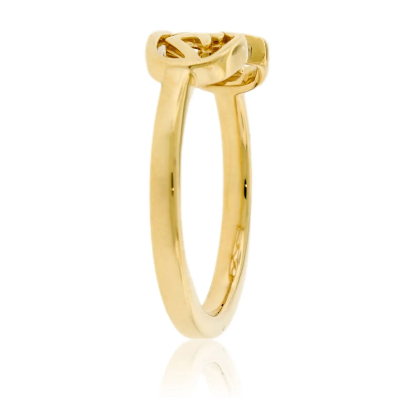 Sterling Silver or Gold Goggles Ring