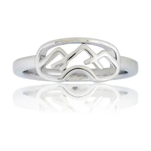 Sterling Silver or Gold Goggles Ring