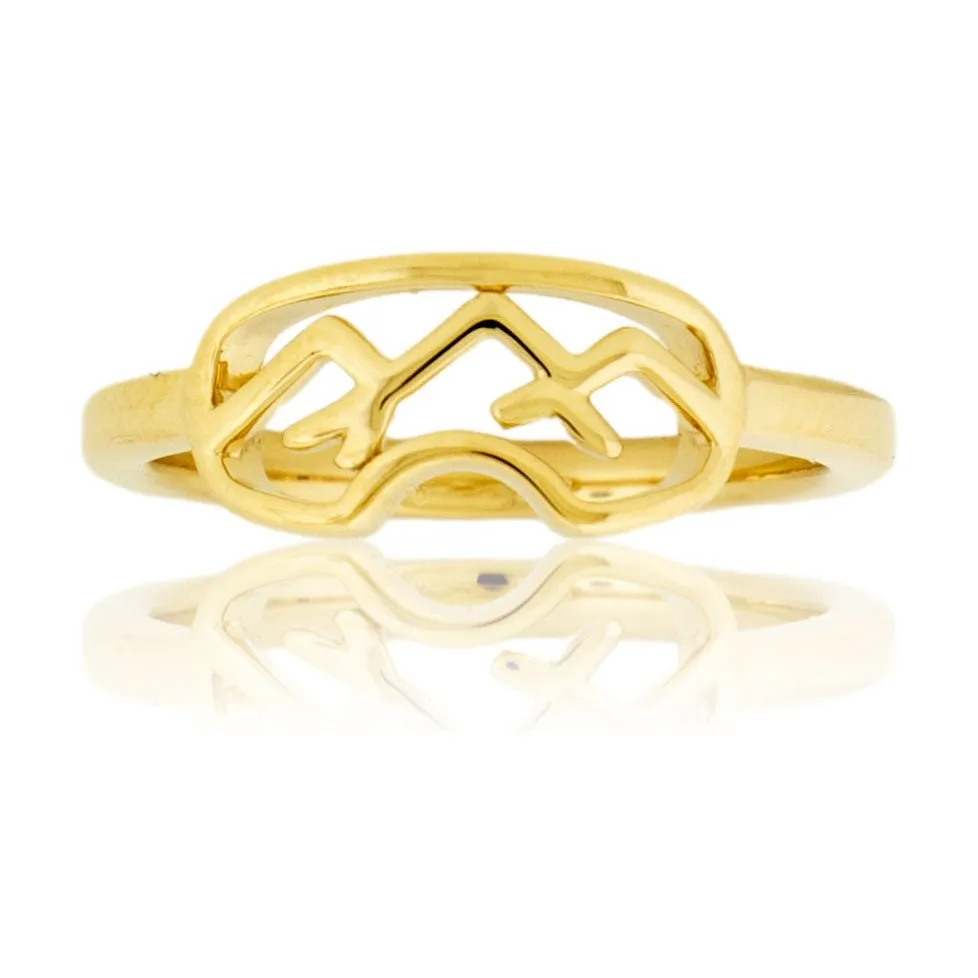 Sterling Silver or Gold Goggles Ring