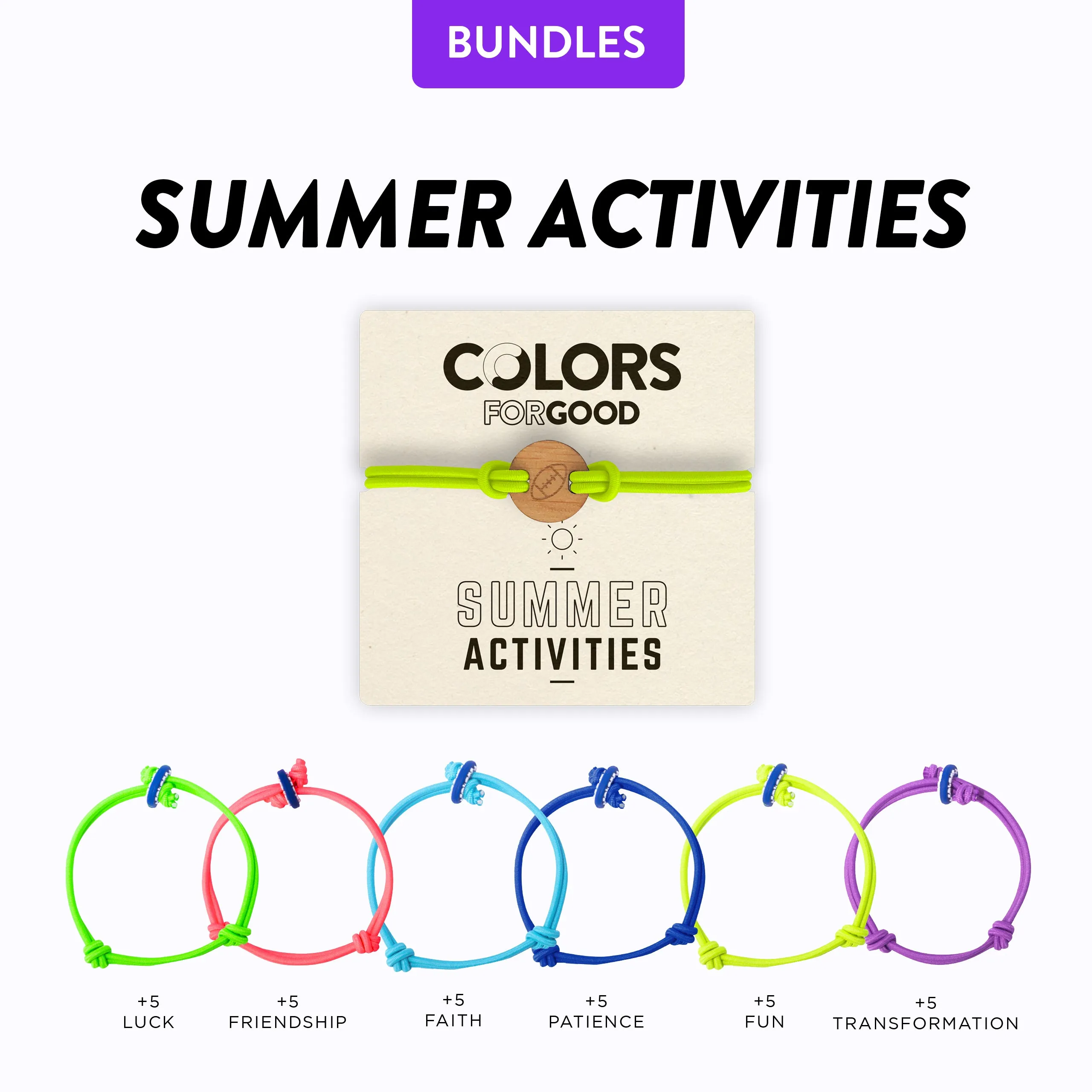 SUMMER SPORTS ACTIIVITIES Bracelet Pack (30PCS)