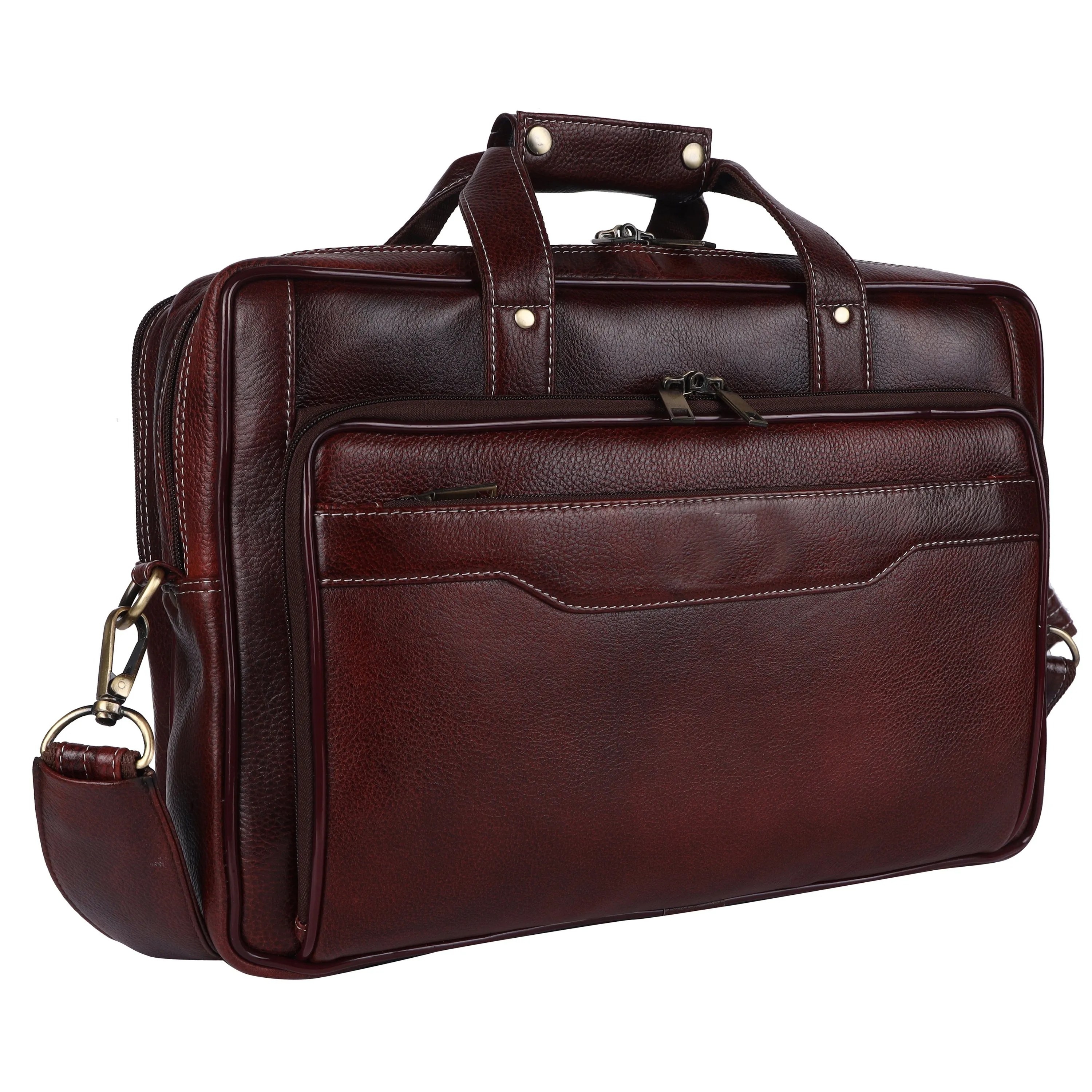 The Best Leather Brown Men's Laptop Handbag