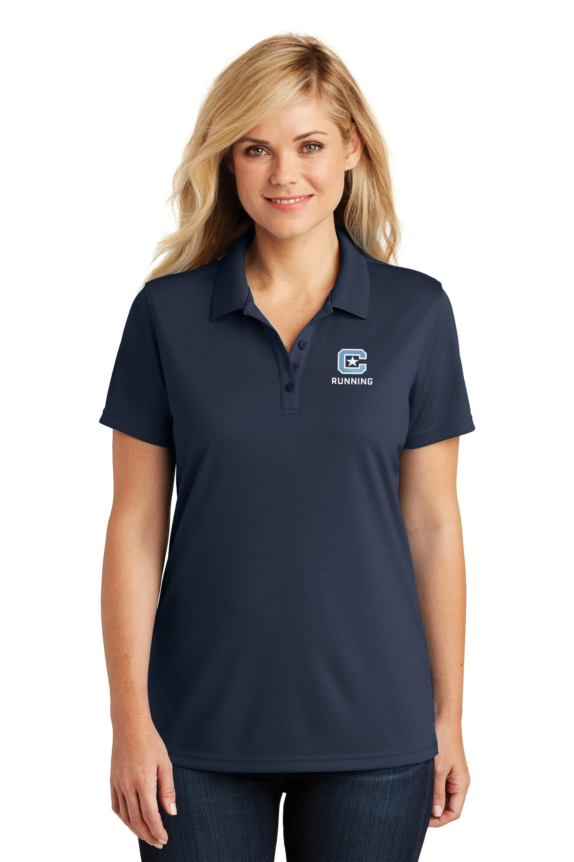 The Citadel, C Star, Club Sports-Running,  Port Authority® Ladies Dry Zone® UV Micro-Mesh Polo