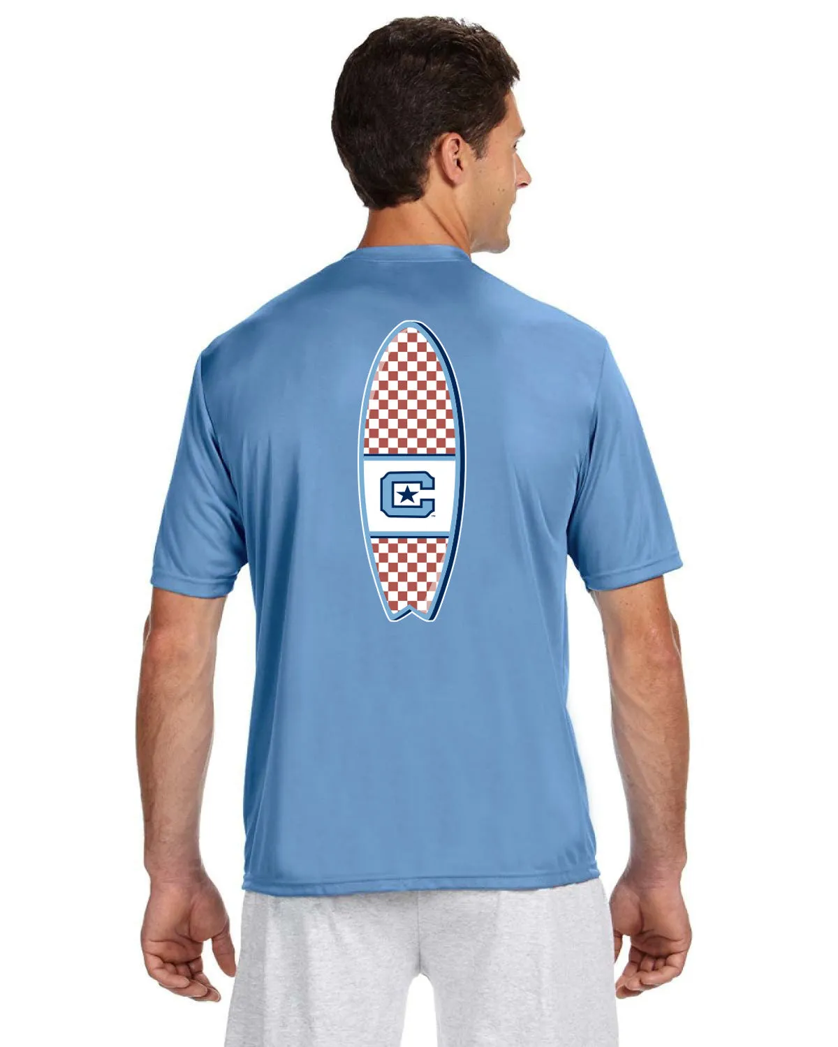 The Citadel, C Star, Club Sports - Surfing Team, Performance T-Shirt