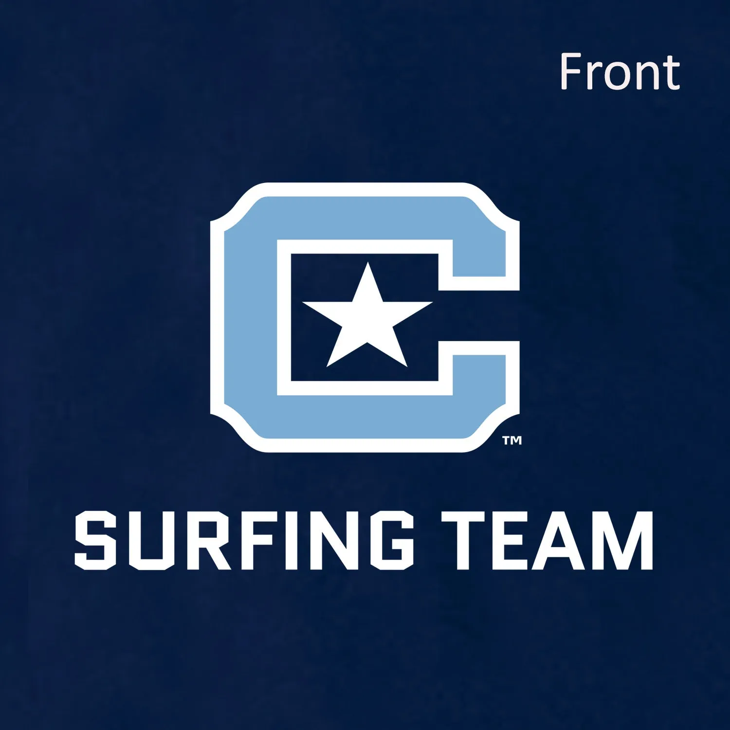 The Citadel, C Star, Club Sports - Surfing Team, Performance T-Shirt