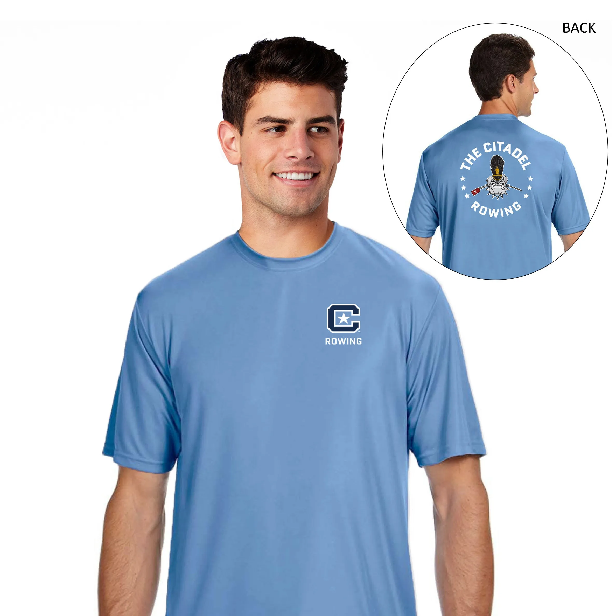 The Citadel, Club Sports - Rowing,  Performance Short Sleeve T-Shirt