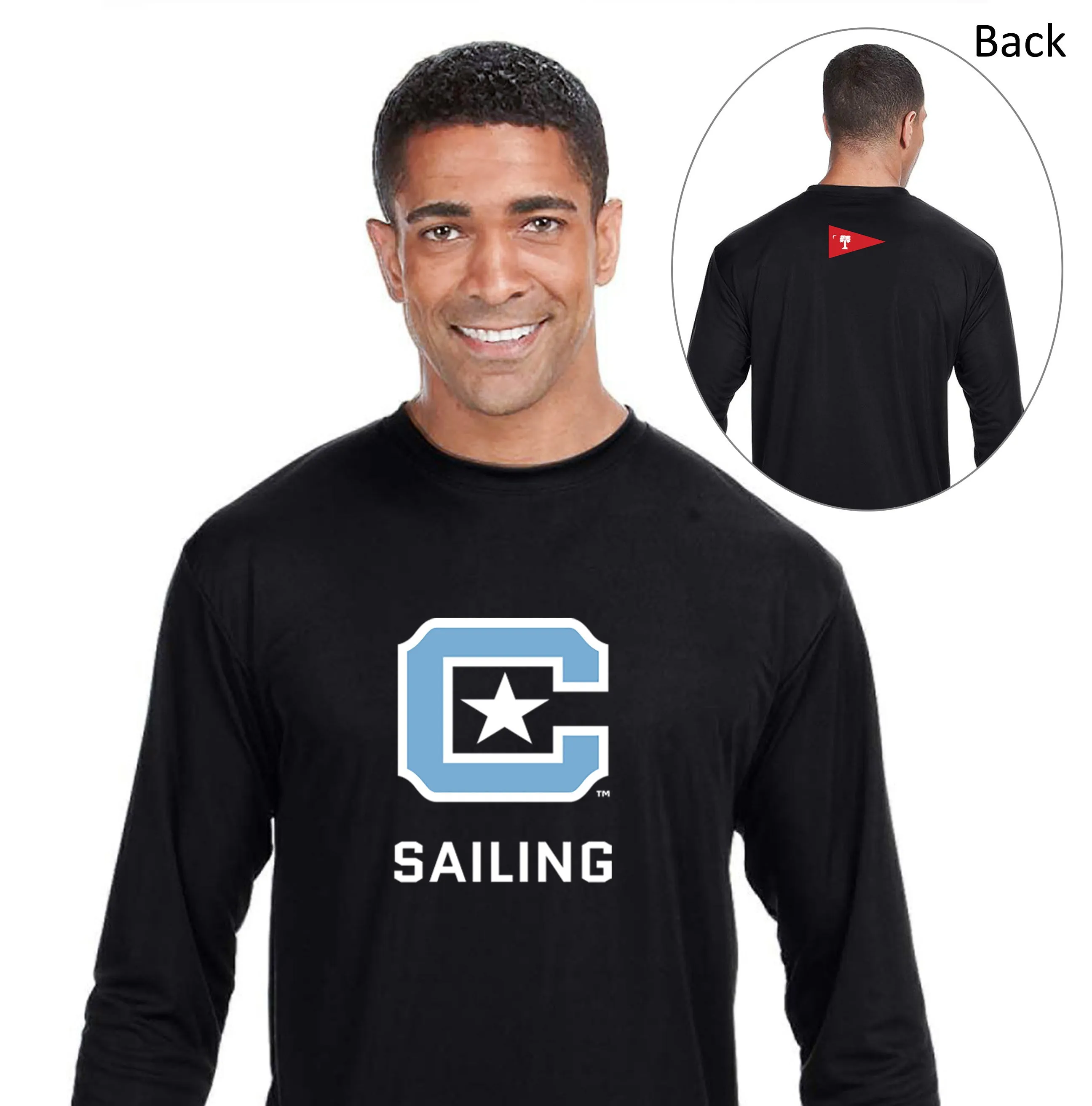 The Citadel, Club Sports - Sailing,  Performance Long Sleeve Tee Shirt