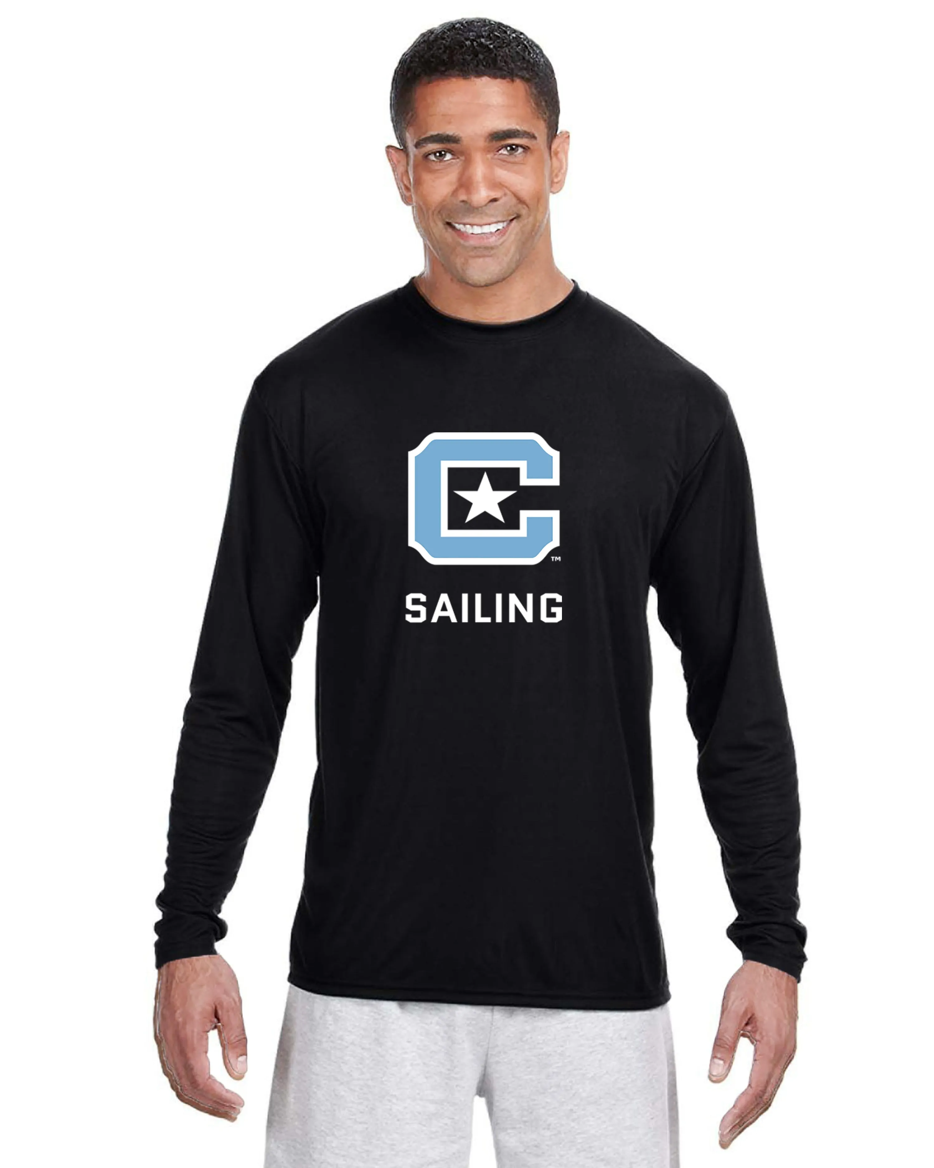 The Citadel, Club Sports - Sailing,  Performance Long Sleeve Tee Shirt
