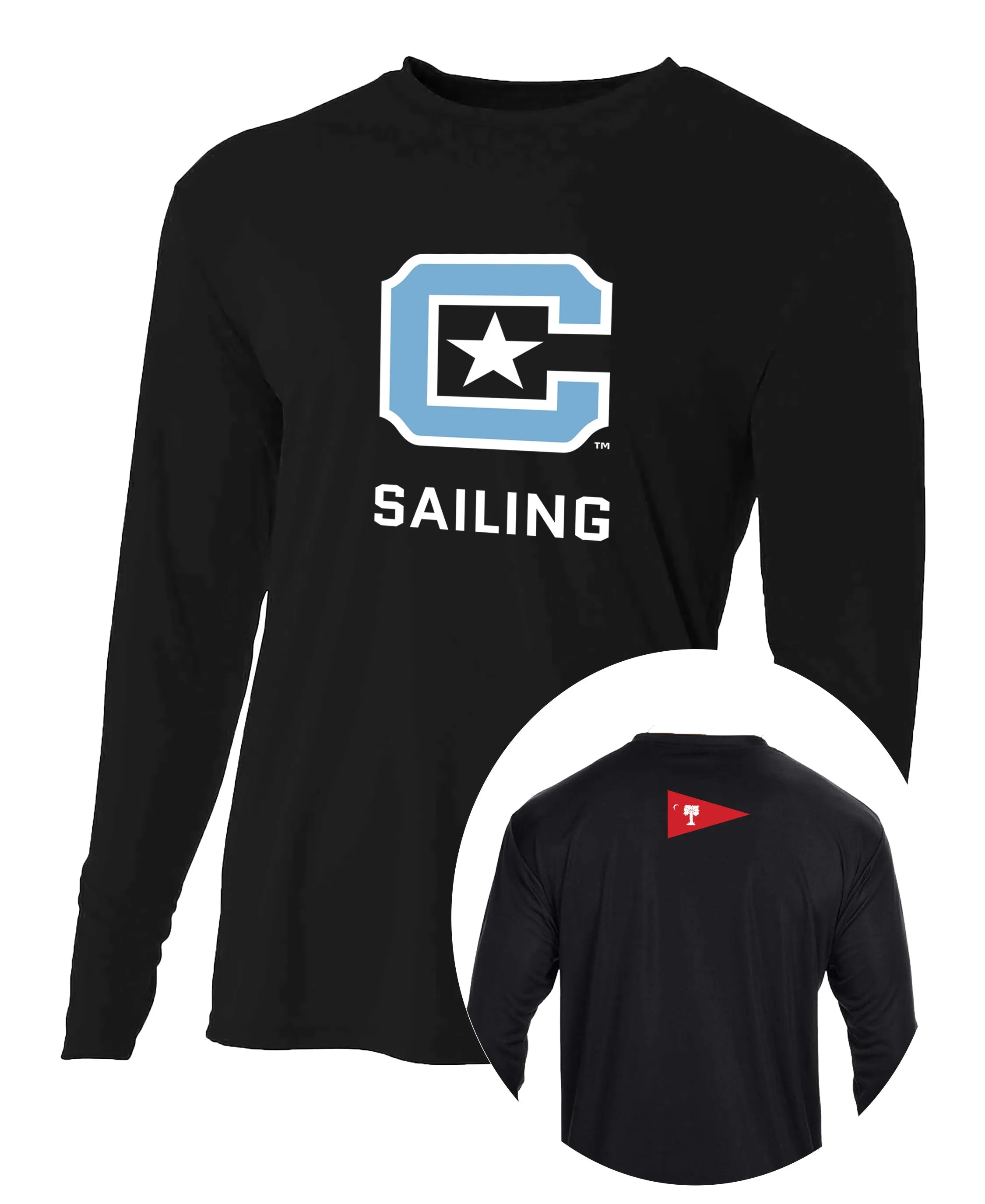 The Citadel, Club Sports - Sailing,  Performance Long Sleeve Tee Shirt
