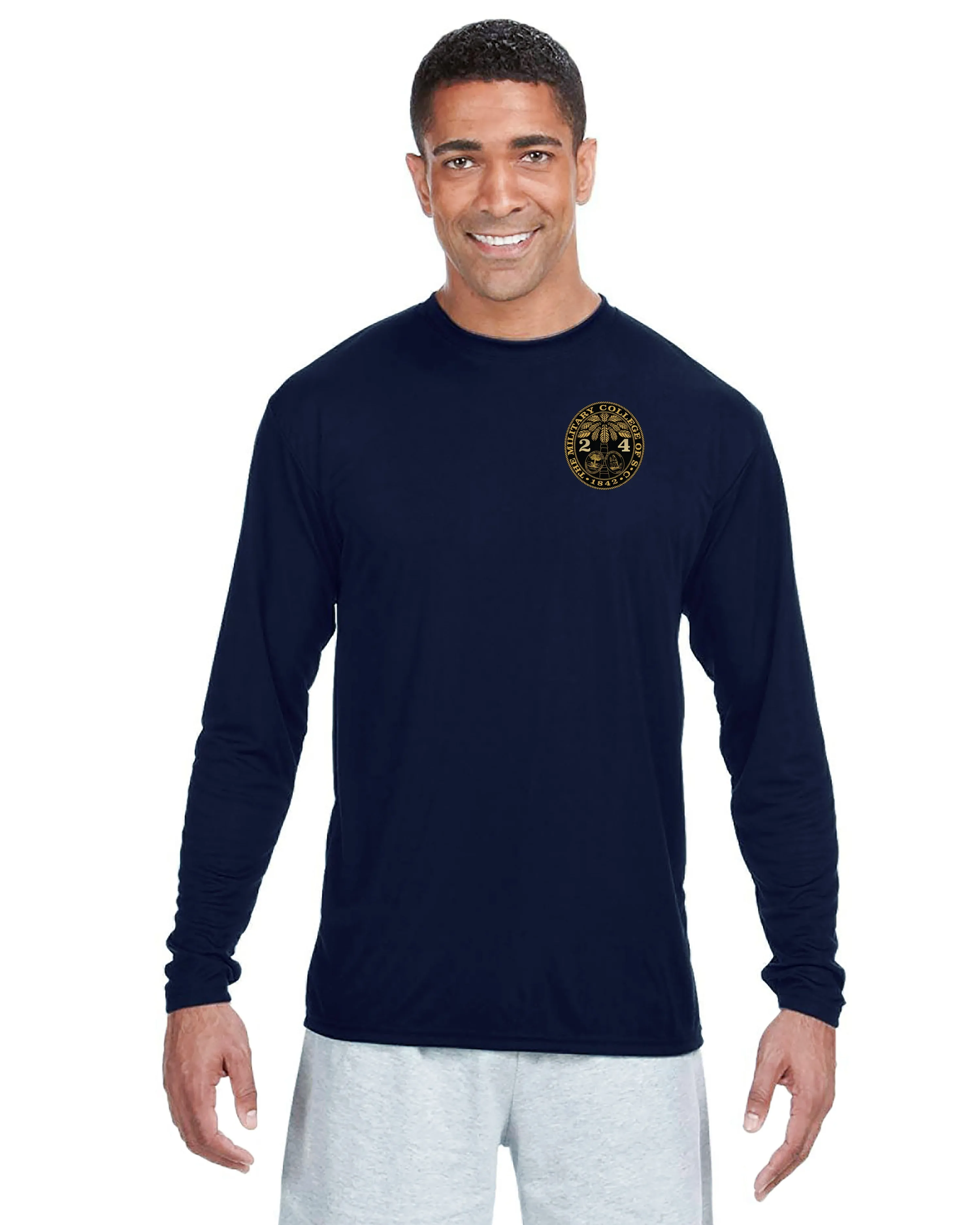 The Citadel, Customizable (Your Year) Ring Bezel Design,  Performance Long Sleeve Tee Shirt