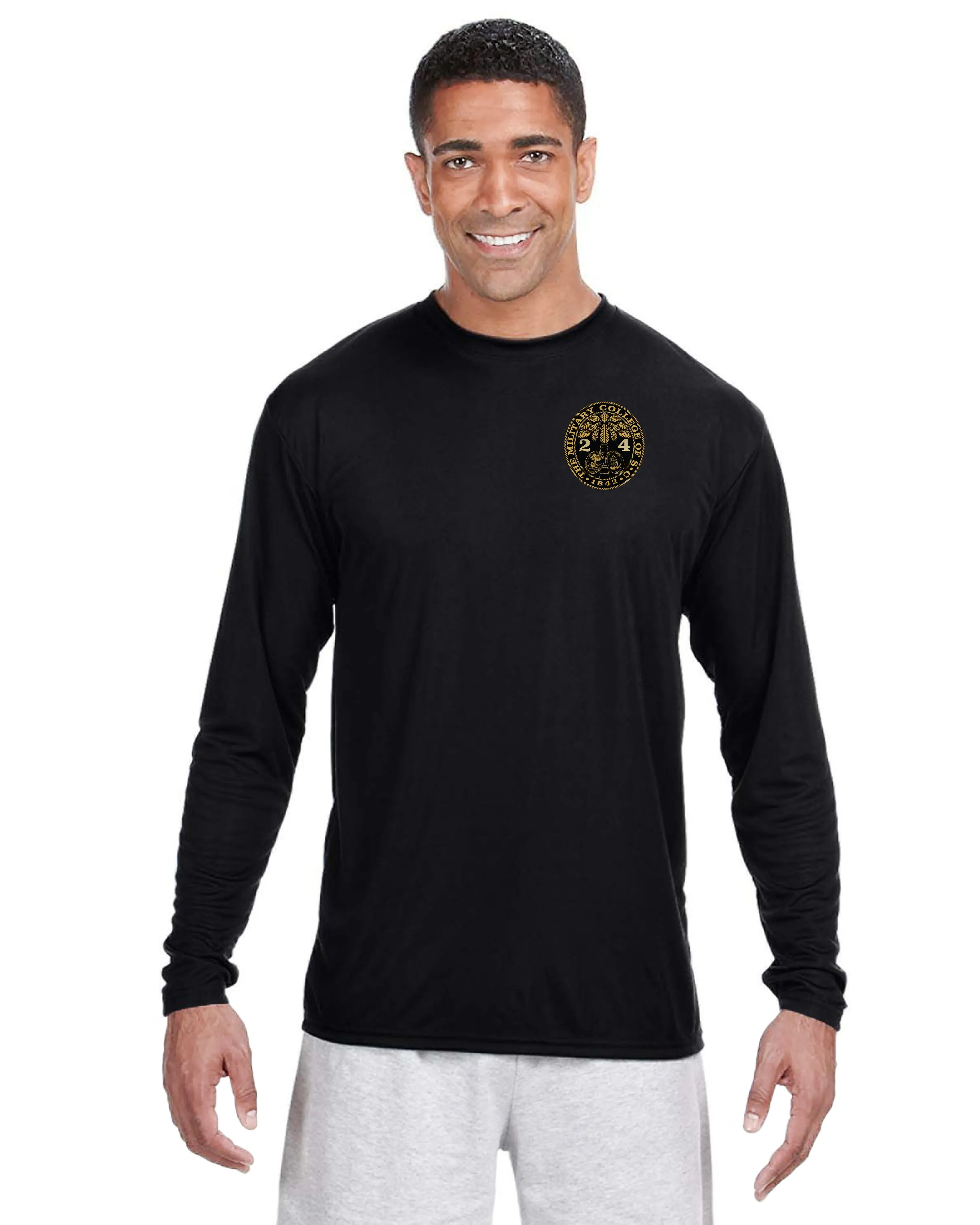 The Citadel, Customizable (Your Year) Ring Bezel Design,  Performance Long Sleeve Tee Shirt