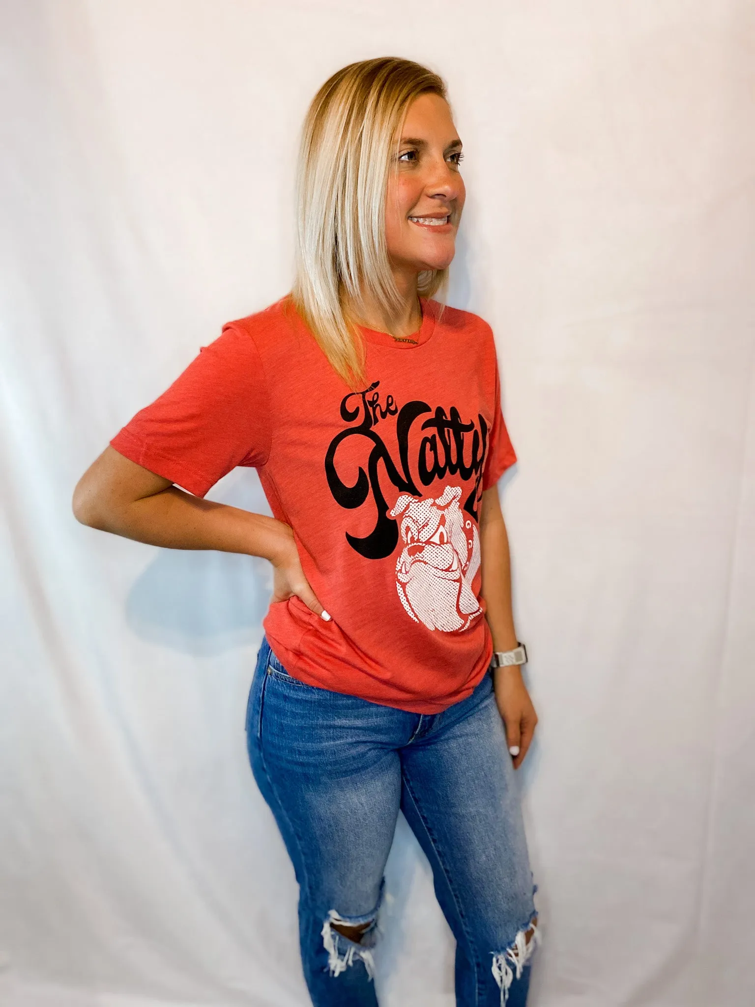 The Natty Georgia Tee Red