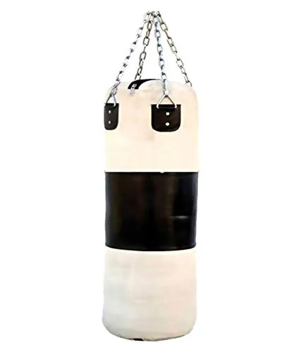 Tima Heavy Duty Punching Bag with Chains Unfilled (48 Inches Long with Chains, 36" Without Chains (Unfilled)